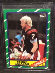 1986 Topps Bommer Esiason Rookie Card - M