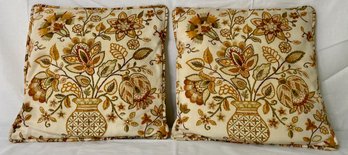 Pair Of Vintage Throw Pillows