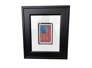 Limited Edition Tim Yanke 'Yankee Hearts' Framed Lenticular Lithograph