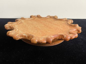 Sculpted Ceramic Shino Plate