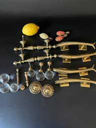 A Collection Of Knobs - Pulls - Finials