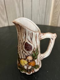 Kitschy Ceramic Mushroom Jug