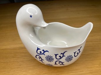 (3 OF 6)VINTAGE MCM EVA ZEISEL IRONSTONE PORCELAIN STRATFORD BIRD SERVING BOWL-SCHMID NKT JAPAN