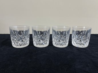 Set Waterford Lismore Old Fashioned Cut Glasses