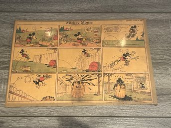 1933 Mickey Mouse Comic