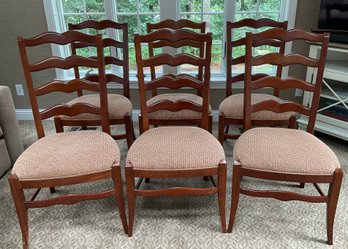 Set Of 8  ETHAN ALLEN French Maison Dining Chairs