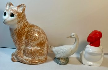 Ceramic & Glass  Animals Lot