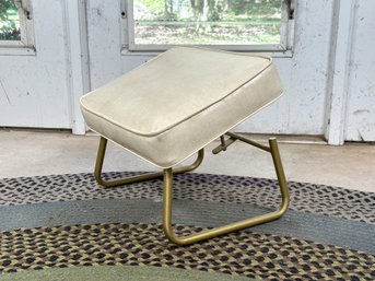 An Awesome Vintage Mid-Century Laz-E-Rest Adjustable Hassock