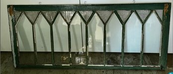 Beautiful Antique  Lead  Glass Window