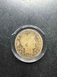 1898 Barber Silver Quarter