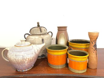 Mid Century Modern Pottery Art Collection.