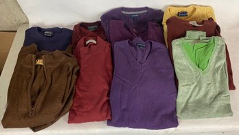 Ten Mens Long Sleeves And Sweaters