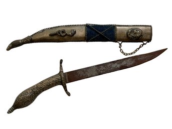 Early 20th Century Replica Dagger & Scabbard Commemorating The Greek War Of Independence, 1821