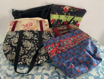 Six Cloth Hand Bags