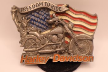 1991 Harley Davidson Belt Buckle Baron USA