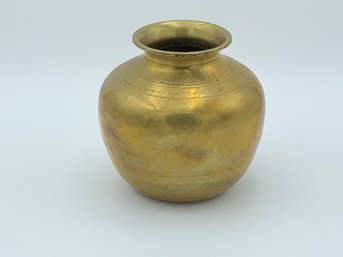 Medium Indian Brass Pot
