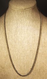 Fancy Italian Sterling Silver Chain Necklace 18' Long