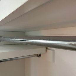 A Collection Of Chrome Heavy Duty Closet Rods - 49' - 75' - 2 Of 2