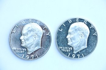 1971 S 40 Silver Ike Eisenhower Dollar