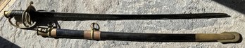 Good Quality Vintage Civil War Reenactor's Confederate Style Cavalry Sword- NO SHIPPING