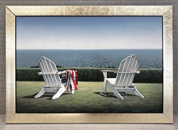 An Original Giclee Print, 'Spring House View,' By Daniel Pollera (American, Contemporary)