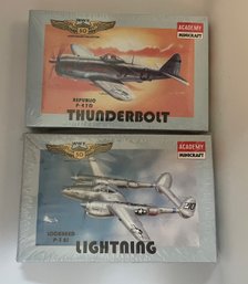 2 Factory Sealed WWll Model Airplanes