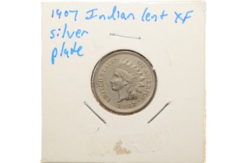 1907 Indian Head Silver Plated