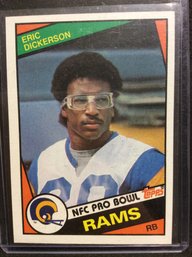 1984 Topps Eric Dickerson Rookie Card - M