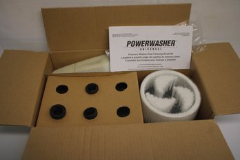 New In Box Power Washer Dual Cleaning Brush Kit