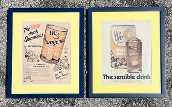 A Pair Of Vintage Hi-C Advertisements