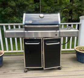 Weber Genesis Grill With Grill Cover & Propane Tank