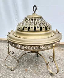 Unique Vintage Turkish Brass Brazier