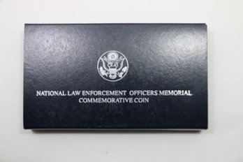 1997 National Law Enforcement Officers Memorial Commemorative Silver Dollar Proof Coin