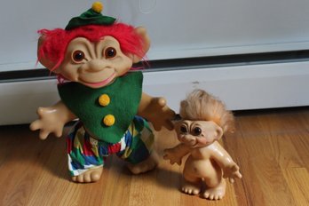 2 Troll Dolls