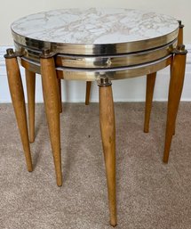 Mid-Century Round Formica Top Nesting Tables