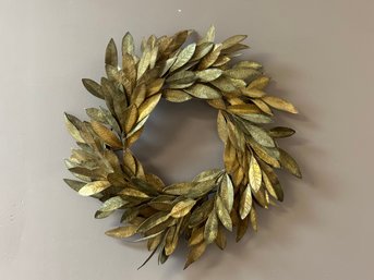 An Elegant Golden Laurel Leaf Wreath