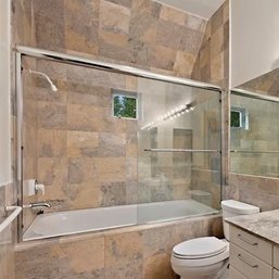 A 69 Inch - 2 Door Aluminum Shower Enclosure - Bath 1A