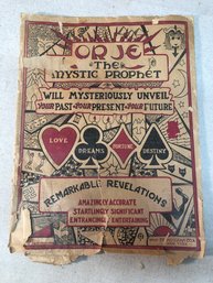 OrJe The Mystic Prophet Novelty Fortune Telling 1929 Transogram Co   Lot 23