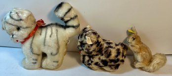 3 Steiff Stuffed Animals