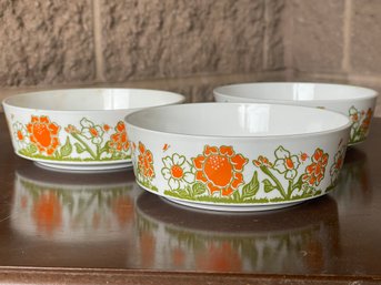 Set Of Three Vintage Sterilite Bowls