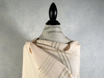 A Pink Wrap With Taupe Stripes By J. Crew, New-With-Tags