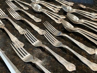 Assorted Silver Plated Flatware