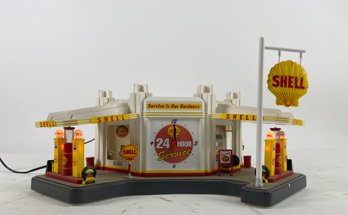 Shell Service Station Clock - With Certificate Of Authenticity