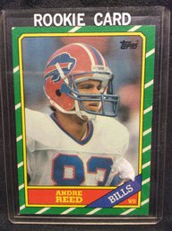 1986 Topps Andre Reed Rookie Card - M