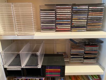 Large Lot Of CD's And Display Racks