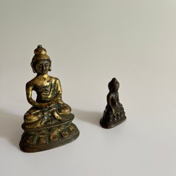 A Pair Of Brass Buddhas - Very Good Kharma