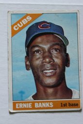 1966 Ernie Banks 110 Baseball Card Topps