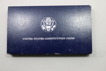 1987 Commemorative Constitution Silver Dollar Coin