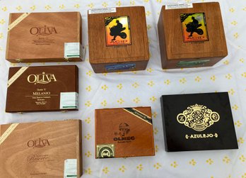 7 Cigar Boxes