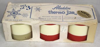 Vintage Aladdin Insulated Thermo Jar In Box Set Of 3